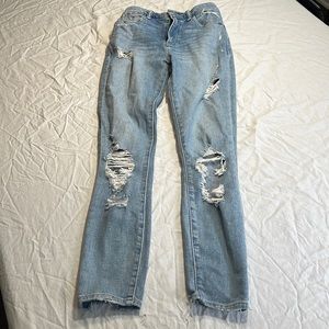 Abercrombie ripped jeans